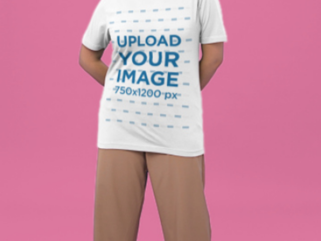 Next Level T-Shirt Video of a Smiling Woman Posing in a Studio 7362v