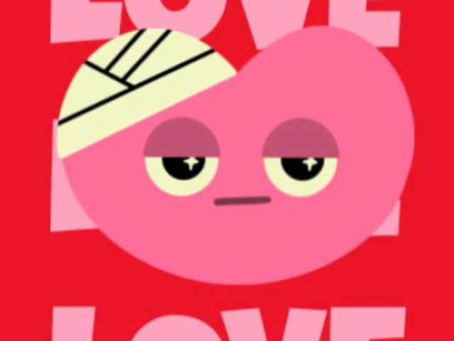 Anti-Valentines Instagram Story Video Creator Featuring a Sick Animated Heart 7447