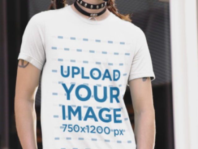 Crewneck Tee Video Featuring a Man in a Harajuku-Inspired Outfit 7464v