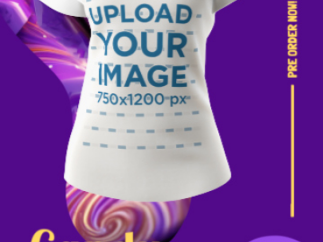 Spinning 3D T-Shirt Video Featuring a Wonka-Inspired Aesthetic 5348b 7508