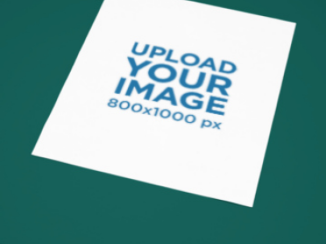 Video of a Poster Placed on a Customizable Background 7573v