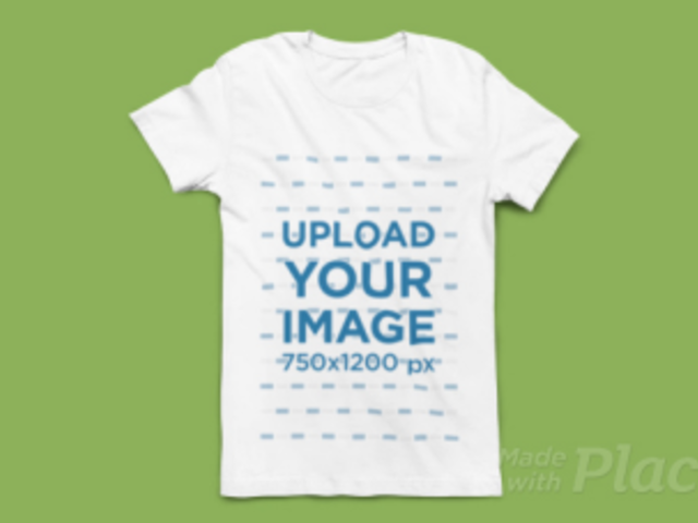 Video of a Bella Canvas Round-Neck T-Shirt Lying on a Customizable Surface 7605v