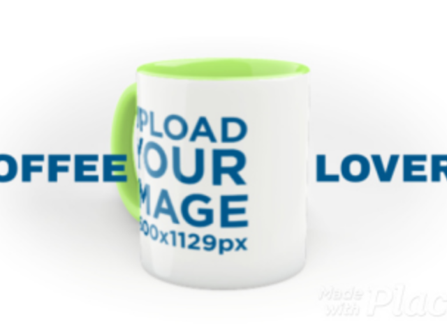 Video of a 3D 11 Oz Mug for Coffee Enthusiasts 7644v
