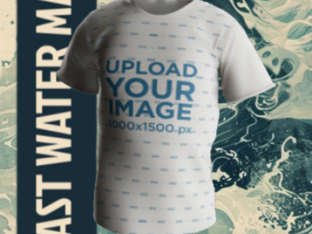 Video of a Spinning 3D T-Shirt Featuring Animated Text for Avatar-Inspired Merch 5210c 7752v
