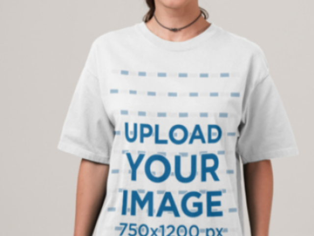 Boho-Themed Video of a Woman Wearing an Oversize T-Shirt 7720v