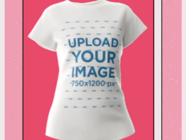 Spring-Themed Video of a Round-Neck T-Shirt With a Seasonal Promo 5605d 7826v