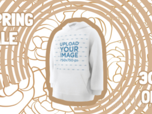 Pullover Hoodie Video Featuring a Special Discount for a Spring Sale 5650b 7825v