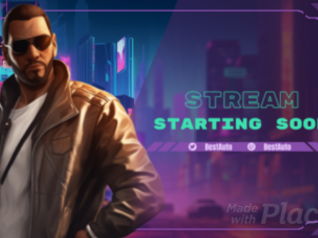 Starting-Soon Twitch Screen Video Template Inspired by GTA 6536f 7887