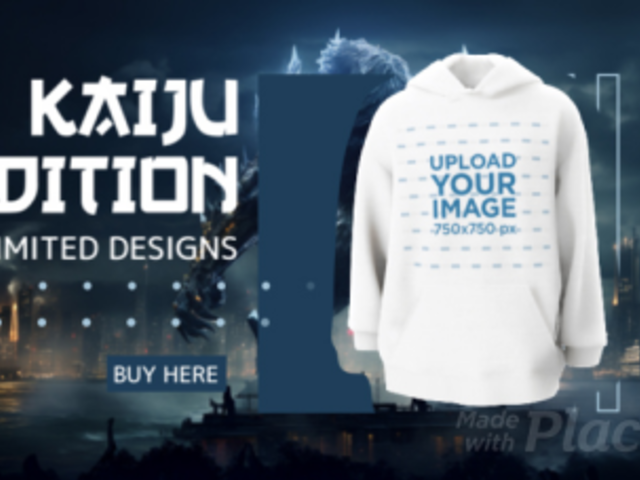 3D Hoodie Video for a Kaijus-Inspired Limited Edition Promo 5656d 7989v