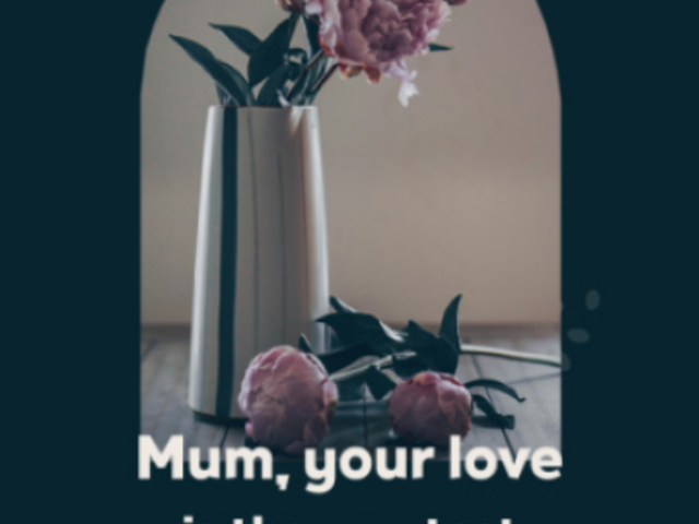 Instagram Story Video Maker Featuring a Sweet Message for Mother's Day 5672c 8040