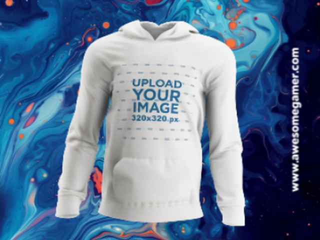 3D Pullover Hoodie Video for a Gamers Merch 5047a 8066v