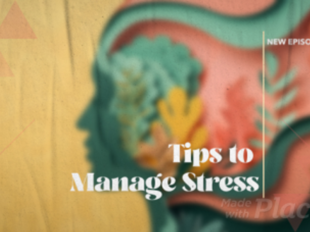 Mental Health-Themed Intro Video Template With Tips for Manage Stress 7096e 8085