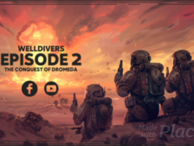 Shooters Twitch Screen Video Creator With a Helldivers 2-Inspired Theme 757f 8163