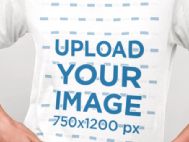 Bella Canvas Tee Video Featuring a Smiling Cropped-Face Woman With a Homemade Feel Theme 8181v