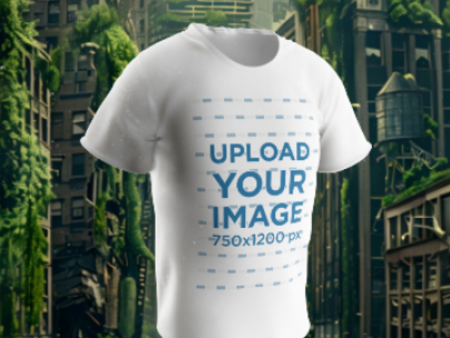 Round-Neck Tee Video for a Promotional Ad Inspired by an Apes Movie 5602j 8446v