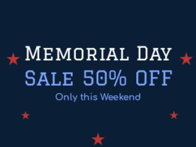 Memorial Day-Themed Instagram Story Video Maker Featuring a Special Sale Discount 8572