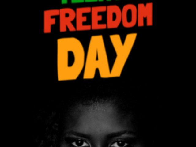 Juneteenth-Themed Instagram Story Video Maker with an Animated Quote About Freedom 6496 8662