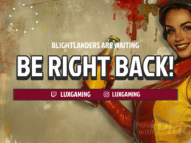 Twitch Screen Video Creator With a Post-Apocalyptic Show Theme and a Be-Right-Back Message 5630g 8740