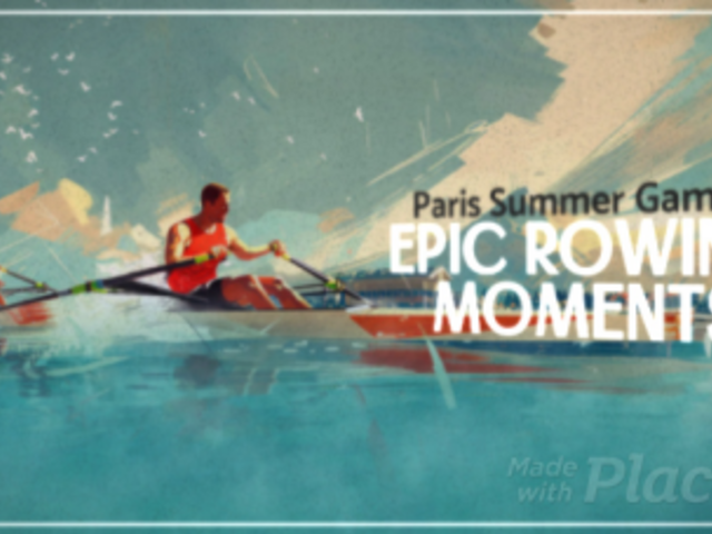 Sports Intro Video Generator Featuring an Epic Rowing Moments Vlog 6793o 8790