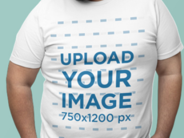 Bella Canvas T-Shirt Video Featuring a Smiling Man Wearing a Dat Hat in a Studio 8880v