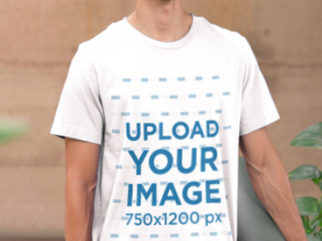 Video of a Yoga Instructor Wearing a Round-Neck Bella Canvas Tee  8894v