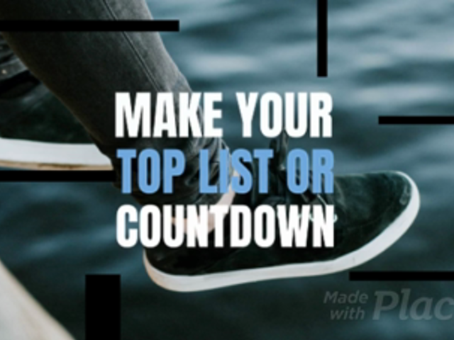 Modern Slideshow Maker for a Countdown Video 435