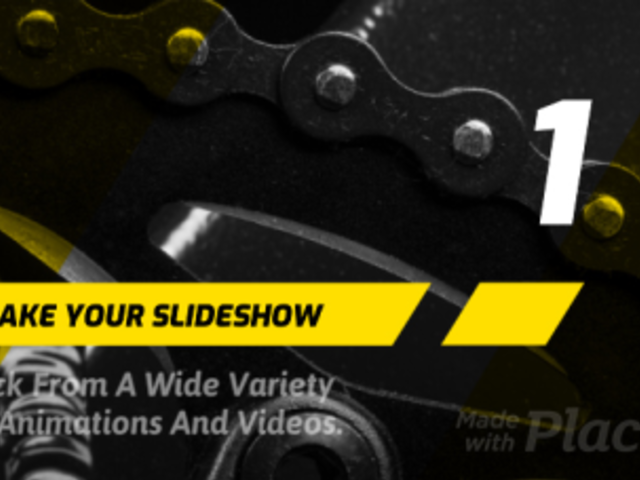 List Slideshow Video Maker with Bold Style Animations 444