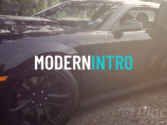 Text on Video Intro Maker with Modern Transitions 337