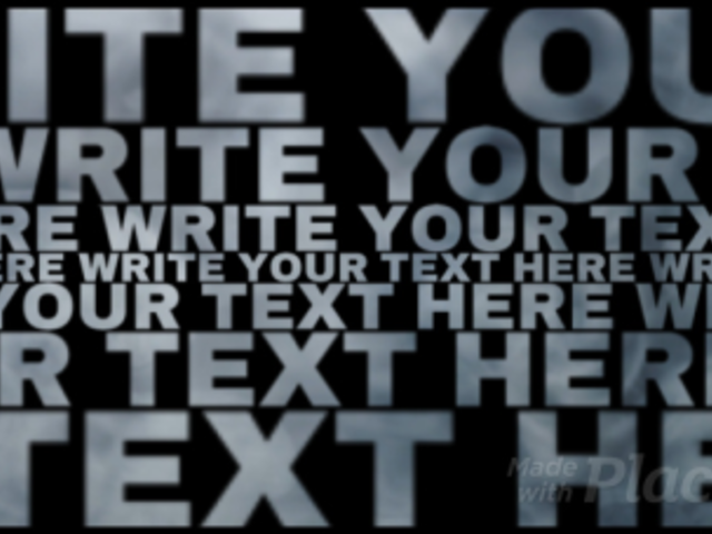 Intro Video Maker with Cool Overcrowding Text 1608