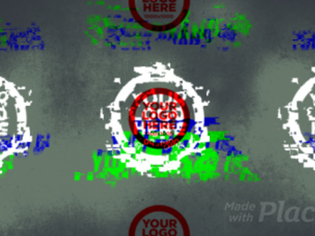 Intro Maker of a Logo Reveal Featuring a Grunge Glitch Effect 1516