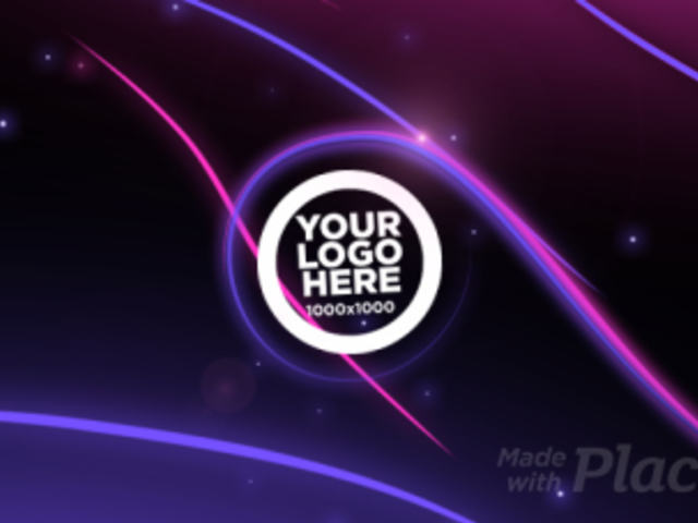 Logo Reveal Video Maker with Particles and Stripes 1664