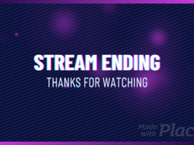 Twitch Streaming Ending Video Maker with Loop Animation 1579