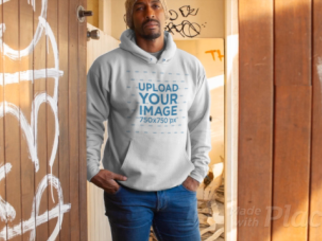 Pullover Hoodie Video Featuring a Man in an Abandoned Building 13126