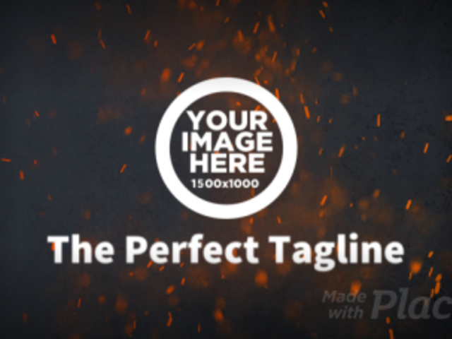 Intro Maker with Animated Fire Sparks 1825