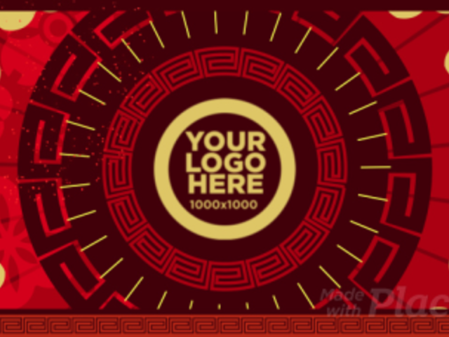 Intro Maker for a Logo Reveal with a Chinese New Year Theme 357