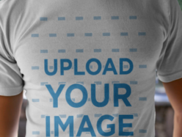 Stop Motion Video of the Closeup of a Man's T-Shirt 22626