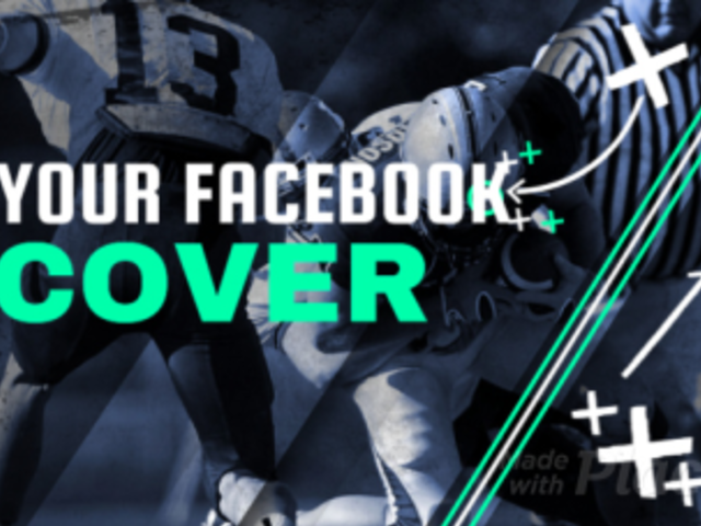 Facebook Cover Template for a Football Page 2048
