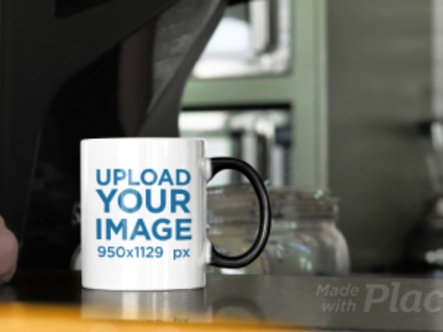 Magic Mug Video of a Woman Pouring Hot Coffee 31570