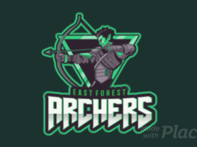 Gaming Logo Maker Featuring a Cool Animated Archer Clipart 1741a