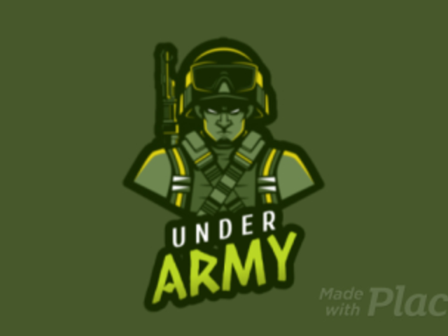 Animated Sniper Soldier Graphic Logo Maker 1747m-2286