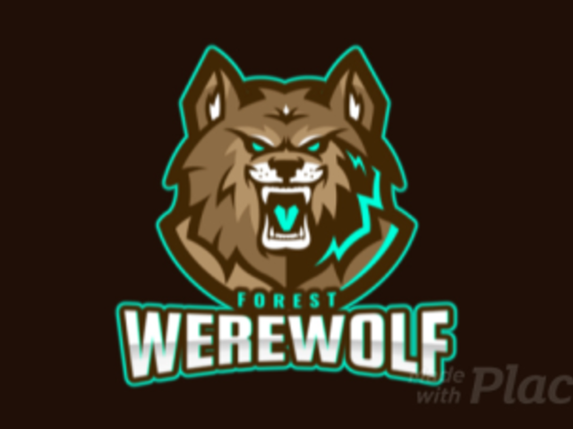 Animated Sports Logo Maker Featuring a Furious Werewolf 1877g-2861