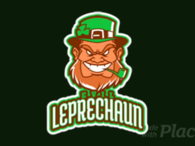 Animated Sports Logo Maker Featuring an Evil Leprechaun 523l-2860