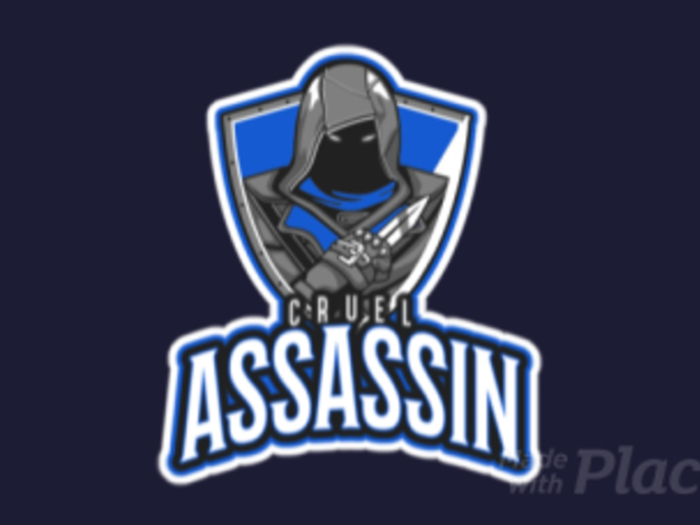 Animated Gaming Logo Maker Featuring a Hooded Assassin a29l-2860