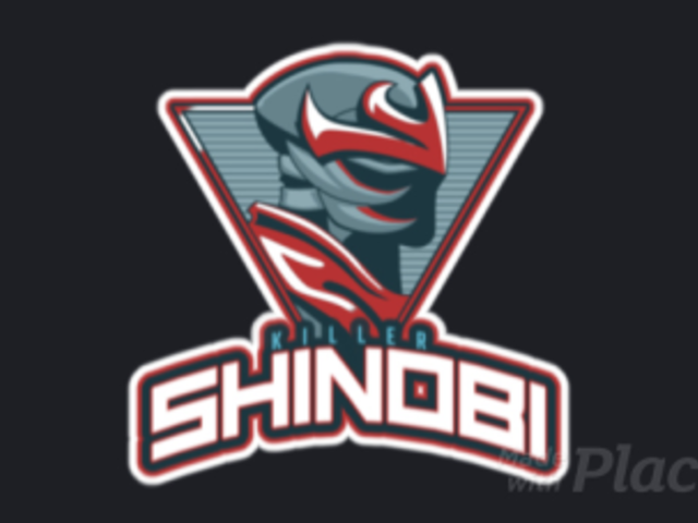 Animated Gaming Logo Maker Featuring a Shinobi Ninja Character 523m-2860