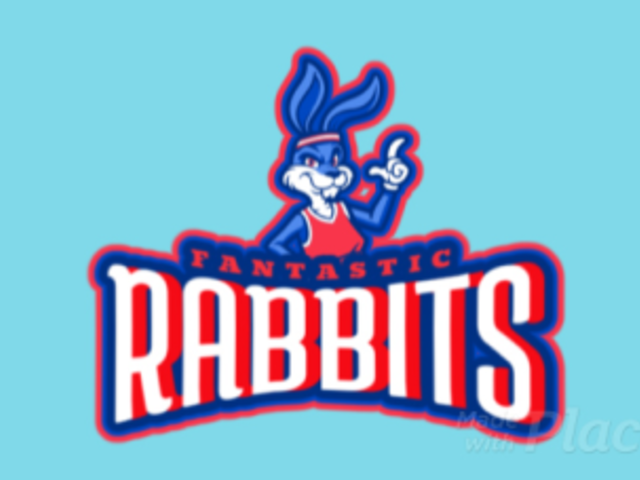 Animated Sports Logo Template Featuring a Bunny Character Graphic 1748p-2933
