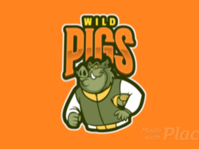Animated Mascot Logo Template Featuring a Wild Pig 120gg-2935