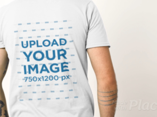 Video of a Man Fixing His T-Shirt While Facing the Other Way 32029