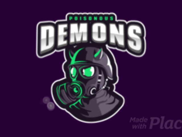 Animated Gaming Logo Maker with the Illustration of a Horned Gas Mask 1869v-2927