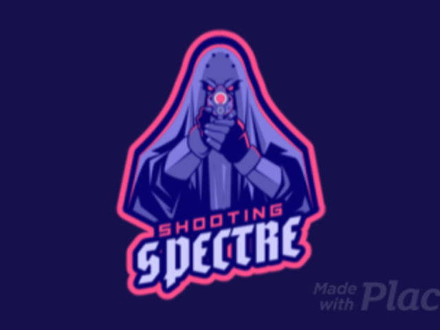 Animated Gaming Logo Creator Featuring a Shooting Ghost 1743z-2929
