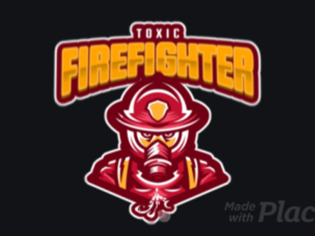 Animated Logo Maker Featuring a Firefighter with a Gas Mask 1869x-2927